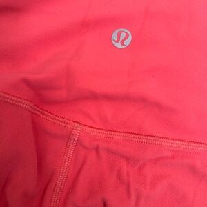 Pink lululemon Leggings size 0